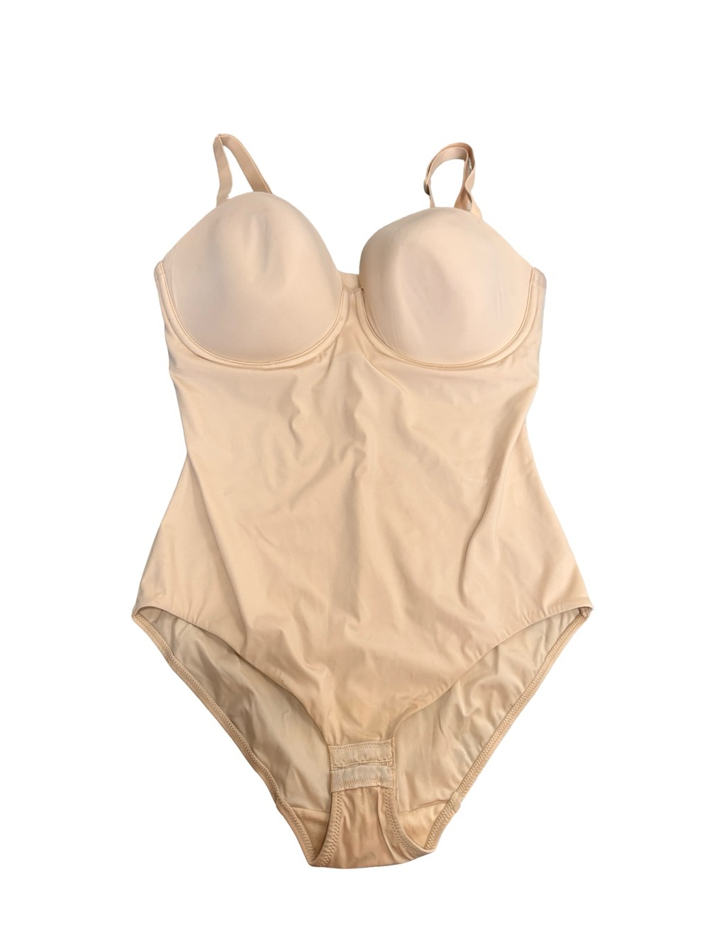 Miraclesuit 38DD Nude Shaping Bodysuit Underwire Full Body Shaper NWT